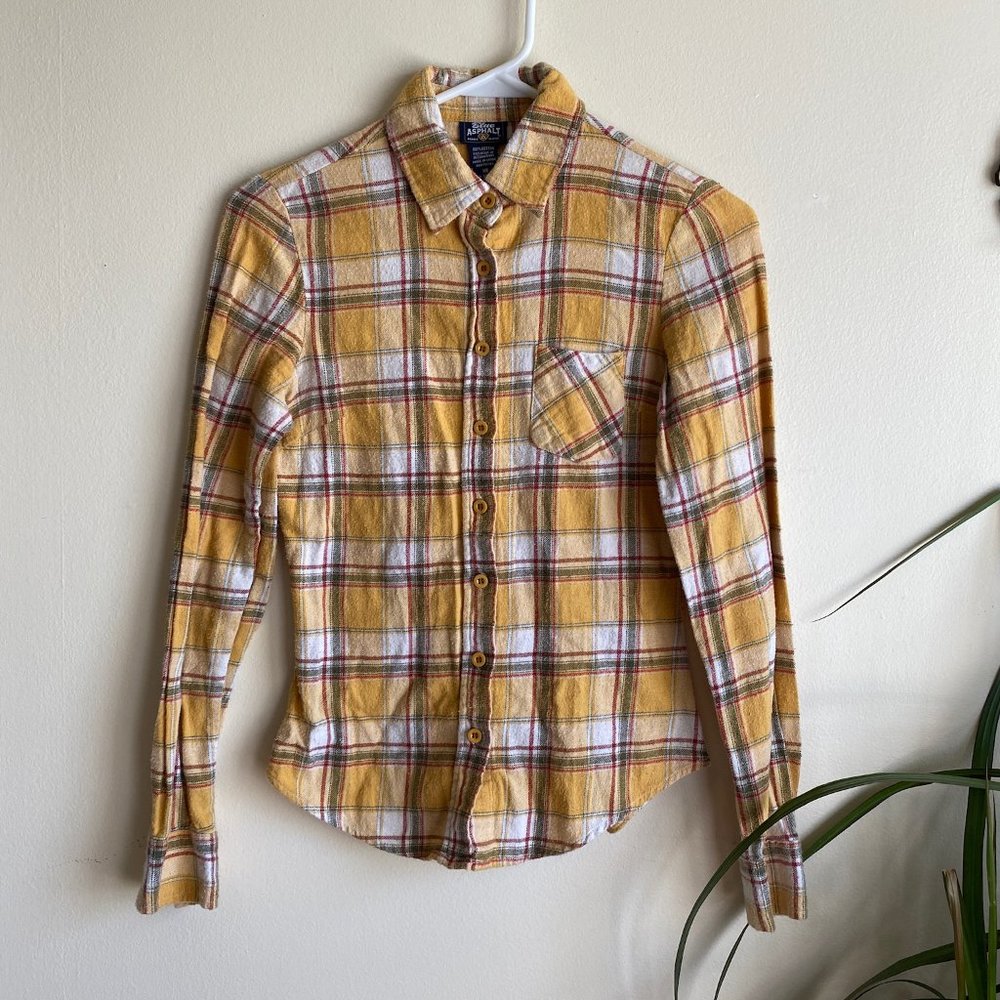 Blue Asphault Yellow Flannel
